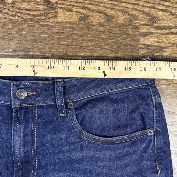 Chicos Boyfriend Ankle Jeans Womens 8R 1R Blue Mid Rise Stretch Denim Pants - Picture 5 of 10